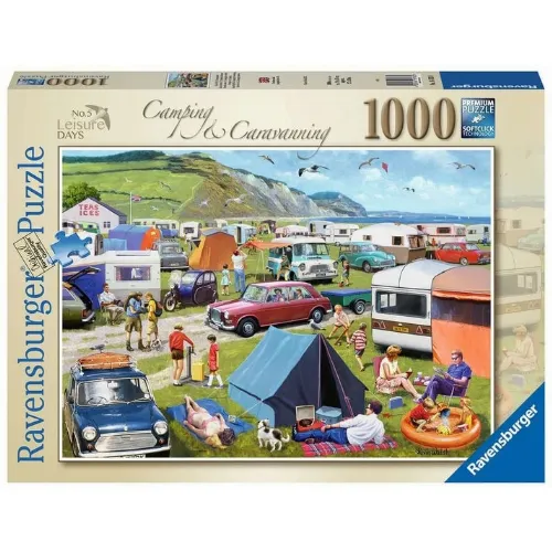 Ravensburger Pussel - Camping och husvagn 1000p (12000122)