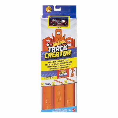 Hot Wheels Track Creator bil + spårpaket (JDW43)