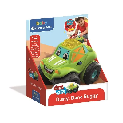 Clementoni Stunt Wheels Pullback Car Dune Buggy