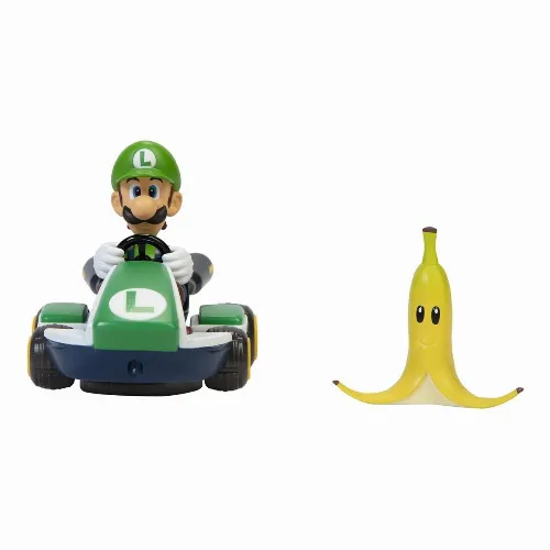JAKKS Pacific Super Mario 2,5 tum Spin Out Mario Kart Luigi