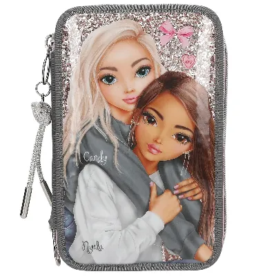 TOPModel Tredubbelt pennfodral MY BFF (413315)