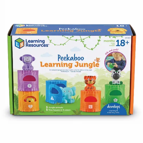 Learning Resources Peekaboo Djungel för lärande (LSP6815-SCA)