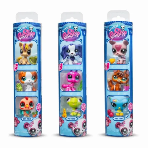 Littlest Pet Shop Pet Trio in Tube S3 (646)