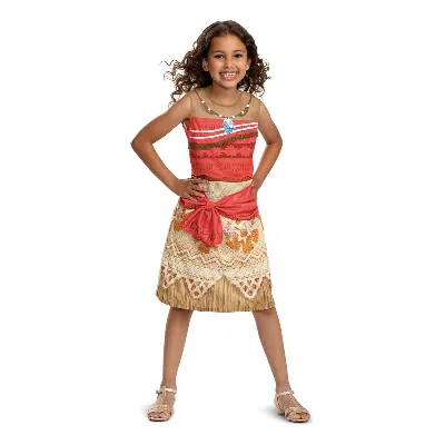 JAKKS Pacific Disguise Disney Prinsessa Kostym Klassisk Vaiana XS (3-4)