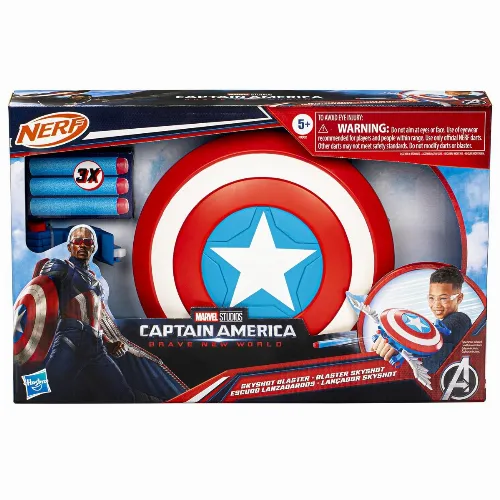 Marvel Avengers Captain America NWO Skyshot Blaster