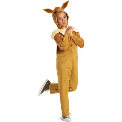 Disguise Pokémon Jumpsuit med huva Classic - Eevee (116 cm)