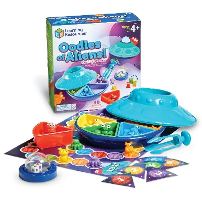 Learning Resources Oodles of Aliens! Sorting Saucer (LSP5546-SCA)