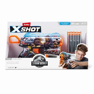 X-Shot Skins- Flux Jurassic (8 dartpilar) (36755-S001)