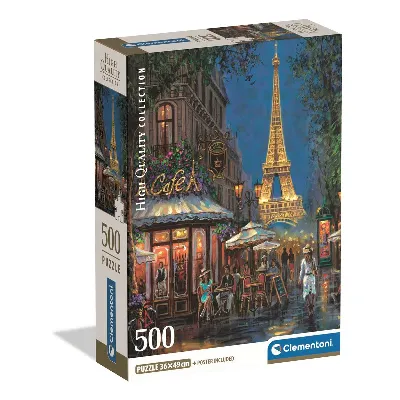 Clementoni Pussel 500 Pcs CB High Quality Collection Night of the Eiffel Café