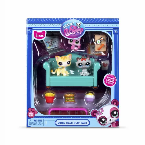 Littlest Pet Shop Diner Dash Play Pack - (00636)