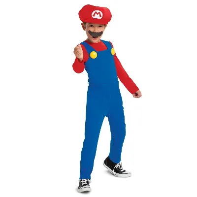 JAKKS Pacific Disguise Super Mario Kostym Mario M (7-8)