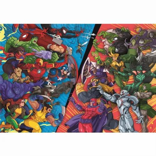 Clementoni Pussel 104 Pcs Marvel Heroes VS Villains