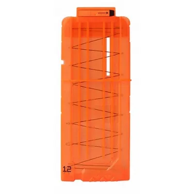 Magasin till Nerf, 12 skott, Orange