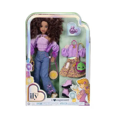 JAKKS Pacific Disney ily 4EVER Modedocka med extra mode inspirerad av Rapunzel