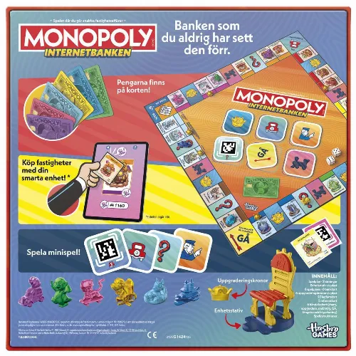 Hasbro gaming Brädspel Monopoly App Banking (SE)