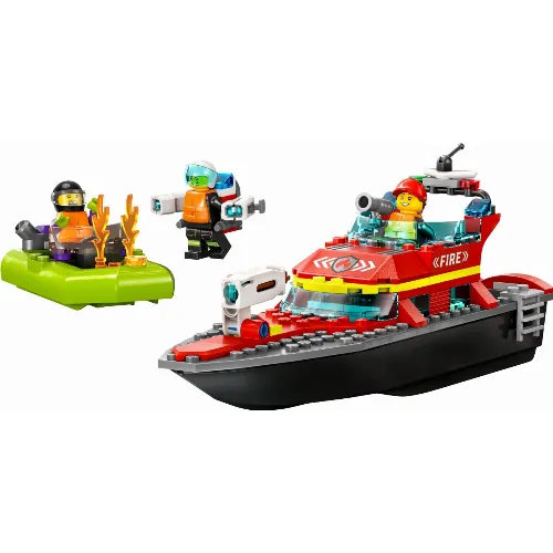 LEGO City Fire 60373 - Brandräddningsbåt