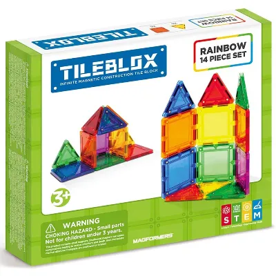 Tileblox Rainbow - 14 st set (3200)