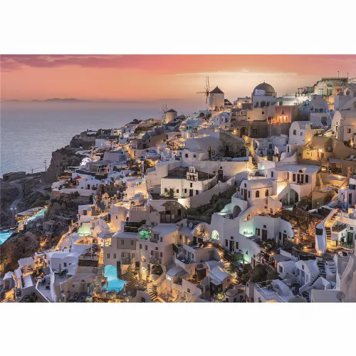 Clementoni Pussel 1000 Pcs CB High Quality Collection Shades Santorini