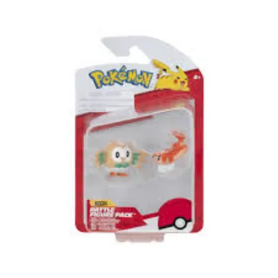 Pokémon Battle Feature Figur - Tatsugiri & Rowlet (PKW4052)
