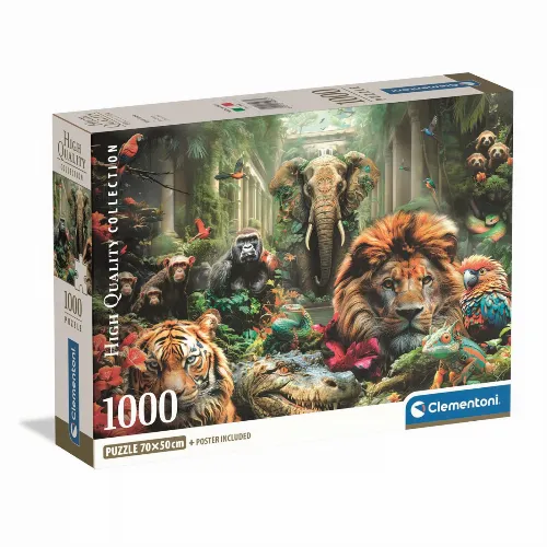 Clementoni Pussel 1000 Pcs CB Mystic Jungle