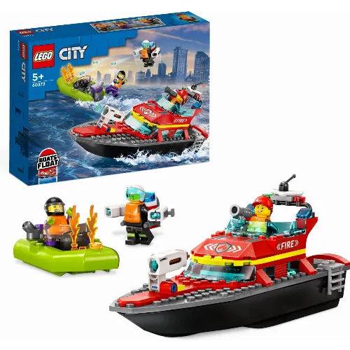 LEGO City Fire 60373 - Brandräddningsbåt