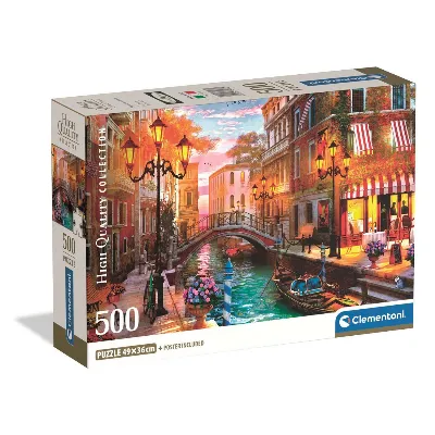 Clementoni Pussel 500 Pcs CB High Quality Collection Sunset Over Venice