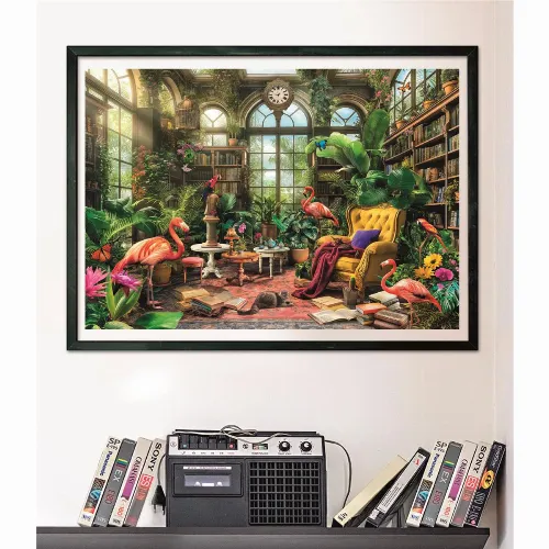 Clementoni Pussel 1000 Pcs CB High Quality Collection Greenhouse Library