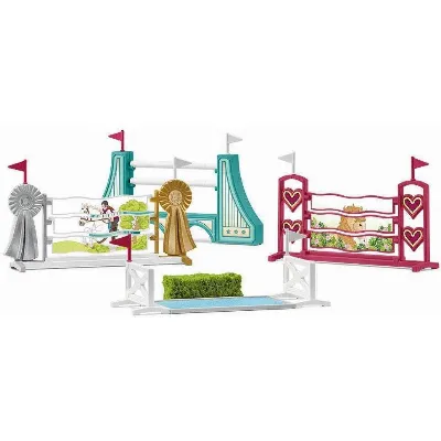 Schleich Horse Club 42612 Tillbehör hästhoppningsbana
