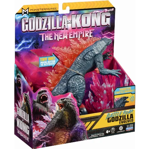 Godzilla x Kong: The New Empire Deluxe Battle Roar Godzilla Evolved Figure, 17,5 cm