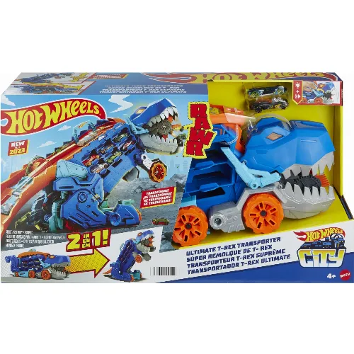 Hot Wheels City Ultimate Hauler - T-Rex biltransporter
