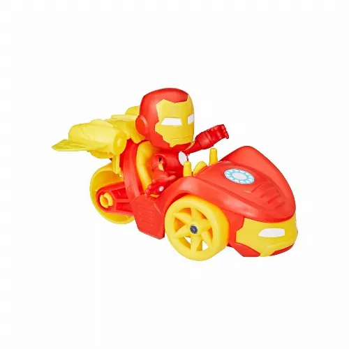 Disney Spidey och hans fantastiska vänner - Set med fordon och tillbehör - Iron Man