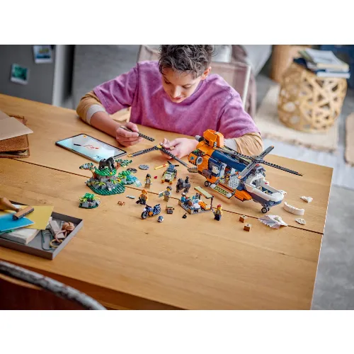 LEGO City Exploration 60437 - Helikopter från djungelforskare i läger