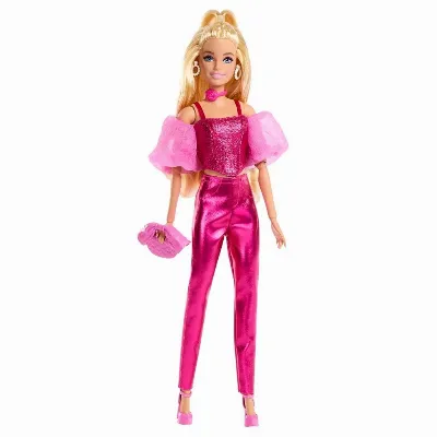 Barbie Rosa blond docka med korsett i deluxe-stil (JFP40)