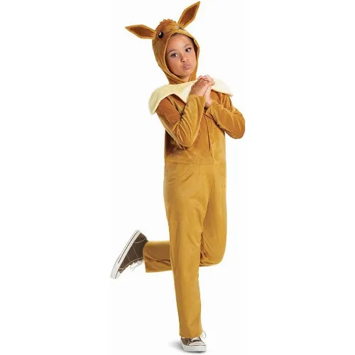 Disguise Pokémon Jumpsuit med huva Classic - Eevee (116 cm)
