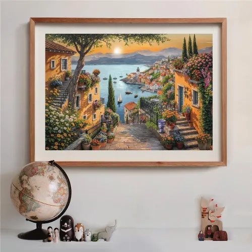 Clementoni Pussel 1500 Pcs CB High Quality Collection Steps To The Harbour