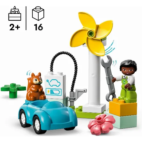 LEGO DUPLO Town 10985 - Vindkraftverk och elbil