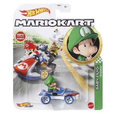 Hot Wheels Super Mario Bros - Baby Luigi Sneaker (HDB28)