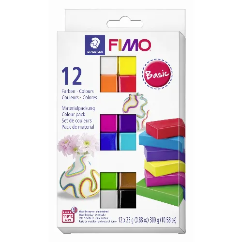 FIMO Soft Set 12x25g - Basic (8023 C12-1)