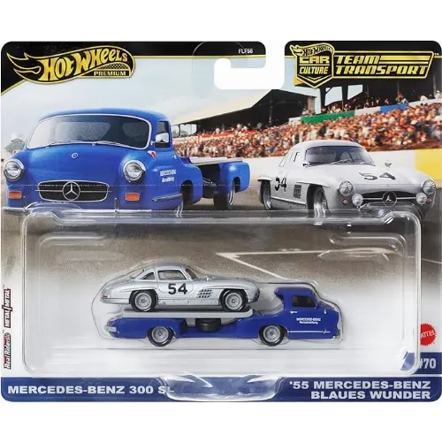 Hot Wheels Team Transport Culture Die-cast bilar, Mercedes-Benz (HVR48)