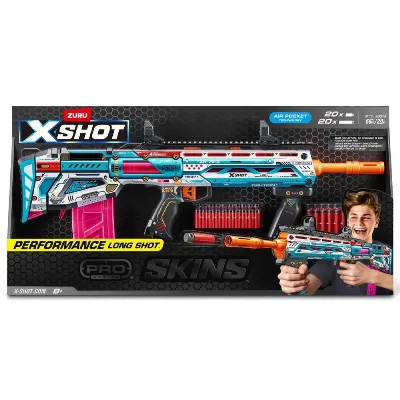X-Shot Skins Pro Series - Longshot Blaster (40 dartpilar) (36600)