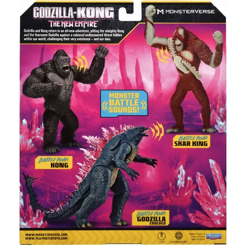 Godzilla x Kong: The New Empire Deluxe Battle Roar Godzilla Evolved Figure, 17,5 cm