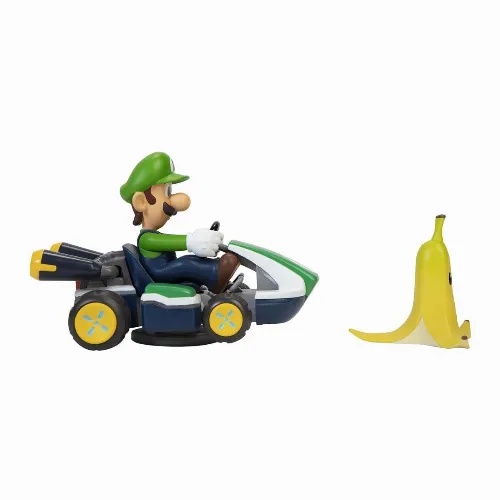 JAKKS Pacific Super Mario 2,5 tum Spin Out Mario Kart Luigi