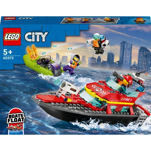 LEGO City Fire 60373 - Brandräddningsbåt