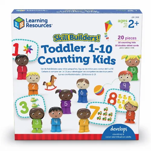 Learning Resources Färdighetsbyggare! Småbarn 1-10 räknar barn - (LSP1060-SCA)