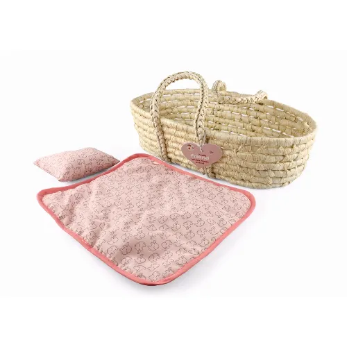 Happy Friend Wicker Moses Basket (504318)