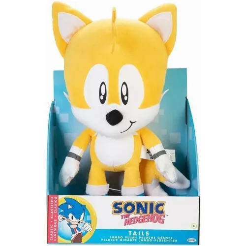 JAKKS Pacific Sega Sonic Jumbo Tails mjukisdjur, 50 cm