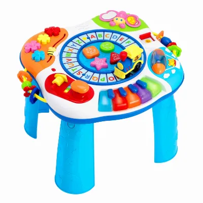 WINFUN Aktivitetsbord med bokstavståg och piano (000801)
