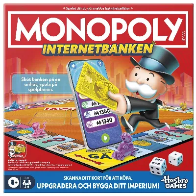 Hasbro gaming Brädspel Monopoly App Banking (SE)