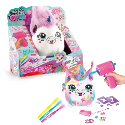 Airbrush Plush Hair'iffic 17cm Squish Pal - Prinsessa (1040111)
