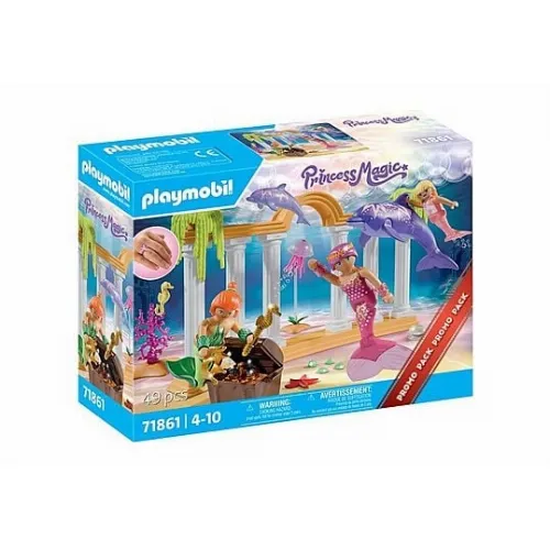 Playmobil Sjöjungfruskatt med delfiner (71861)